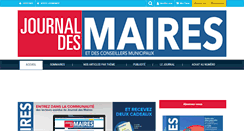 Desktop Screenshot of journaldesmaires.com
